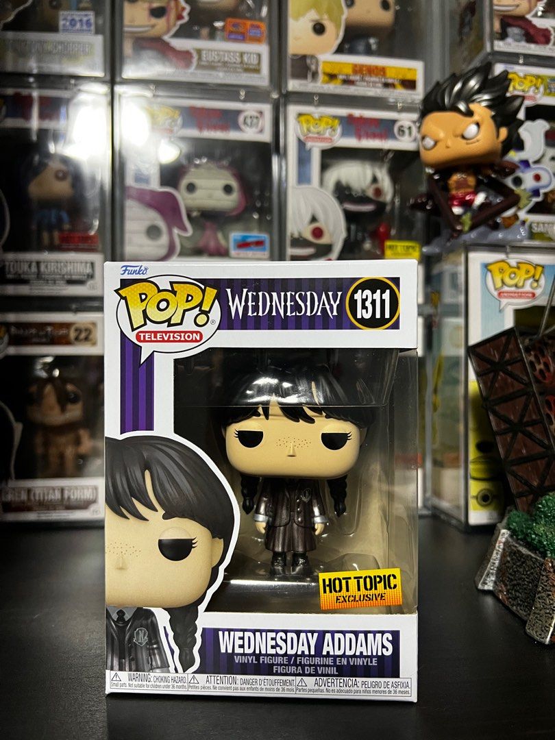  Funko Pop Wednesday Addams 1311 Metallic Hot Topic Exclusive :  Toys & Games