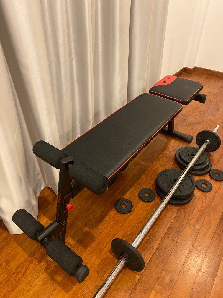 Adjustable weight bench on sale decathlon