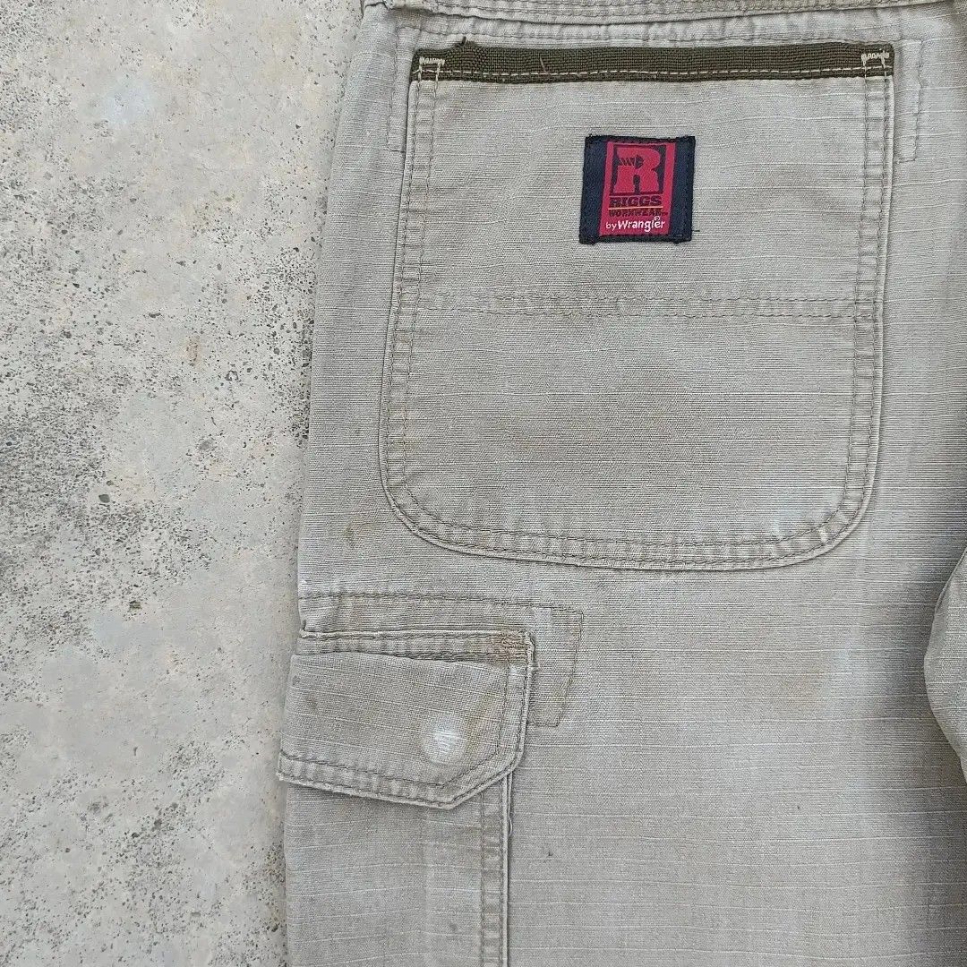 Wrangler | Pants | Nwt Wrangler Riggs Workwear Ripstop Ranger Cargo Pant In Bark 3w60br 35x30 - Foto 4