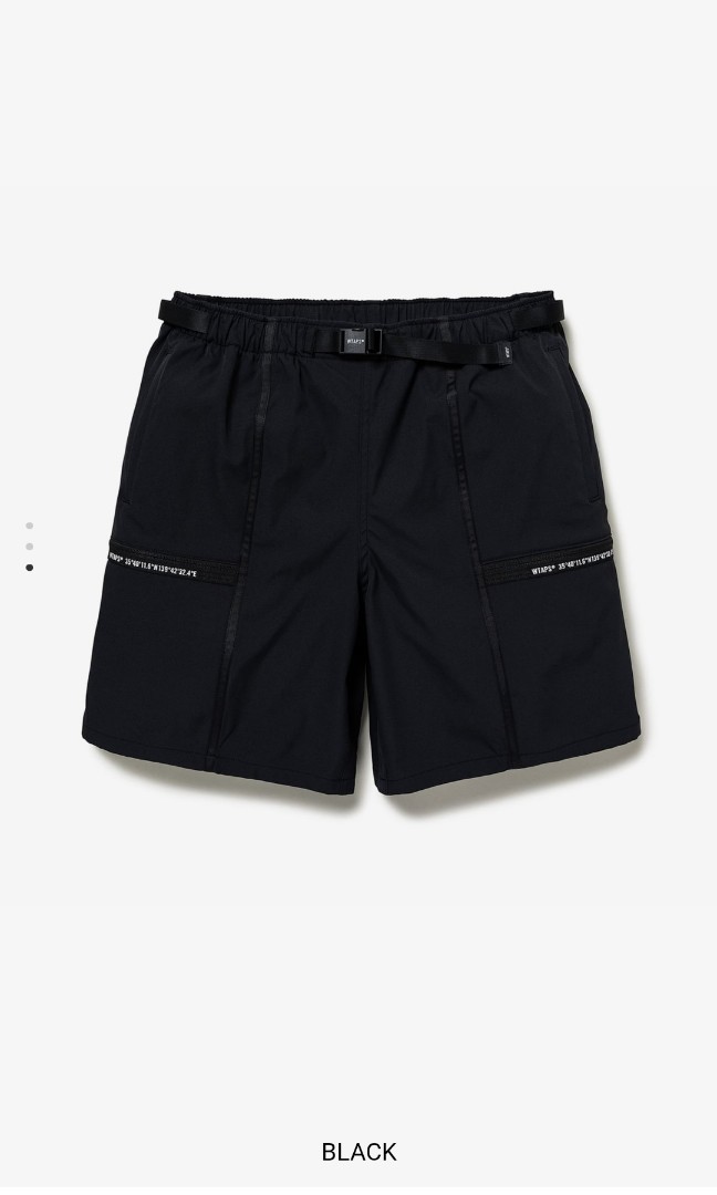 WTAPS 23SS SPSS2001 / SHORTS / POLY. TWILL / BLACK SIZE 04, 男裝