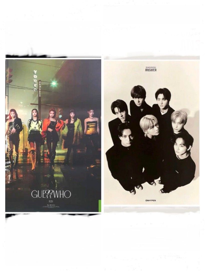 [WTS] Official album posters ( ENHYPEN itzy iu wheein twice red velvet ...