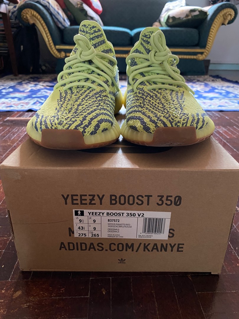 Adidas yeezy deals 43 yellow