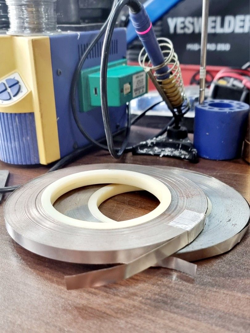PureTek Nickel Strip For Battery Spot Welding - 0.15mm X 18.5mm X 25.5mm (8mm Thickness)