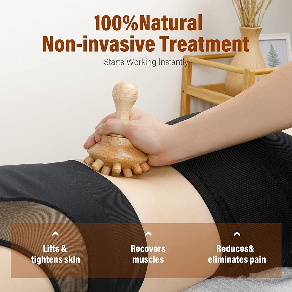 Wood Therapy Massage Tool Lymphatic Drainage Massager Anti