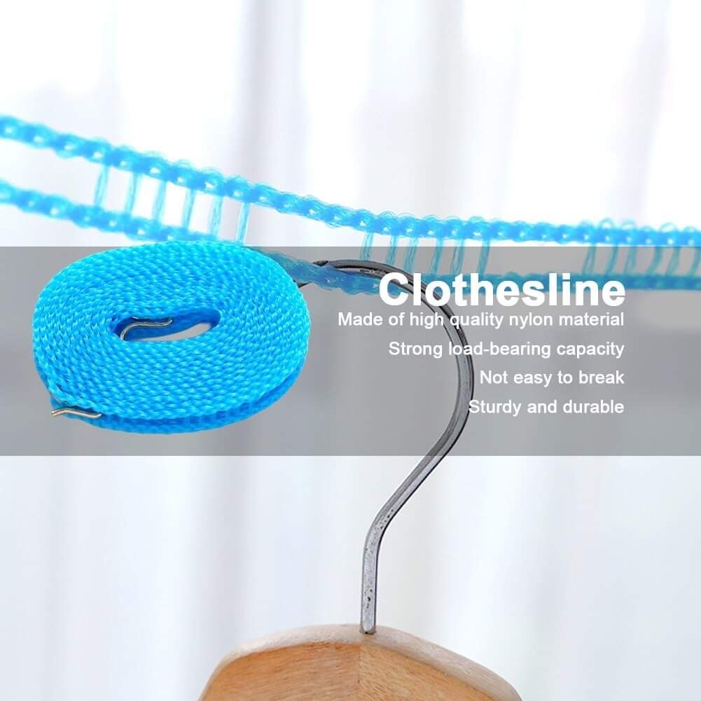 5M Non-Slip Clothesline,Adjustable Clothes Lines for Hanging