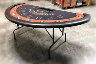 71" Blackjack Table with Folding Feet