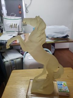 馬。擺設。馬形。透明色