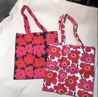 小花帆布包