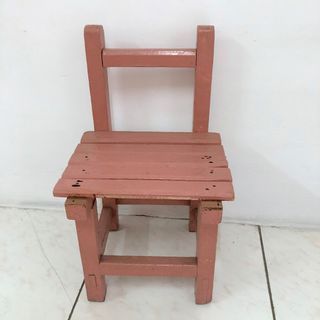 含運 小孩椅子 粉紅色 小椅子 木椅 兒童椅 學生椅 椅子 木製 可愛 日系 鄉村風