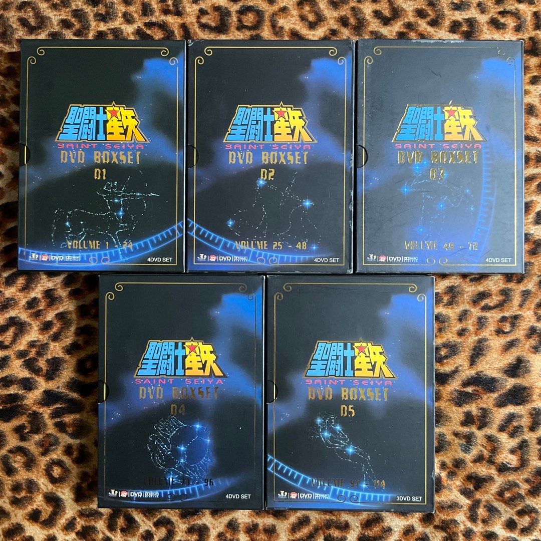 聖闘士星矢 DVD BOX 1～5TVアニメ全話解説書付