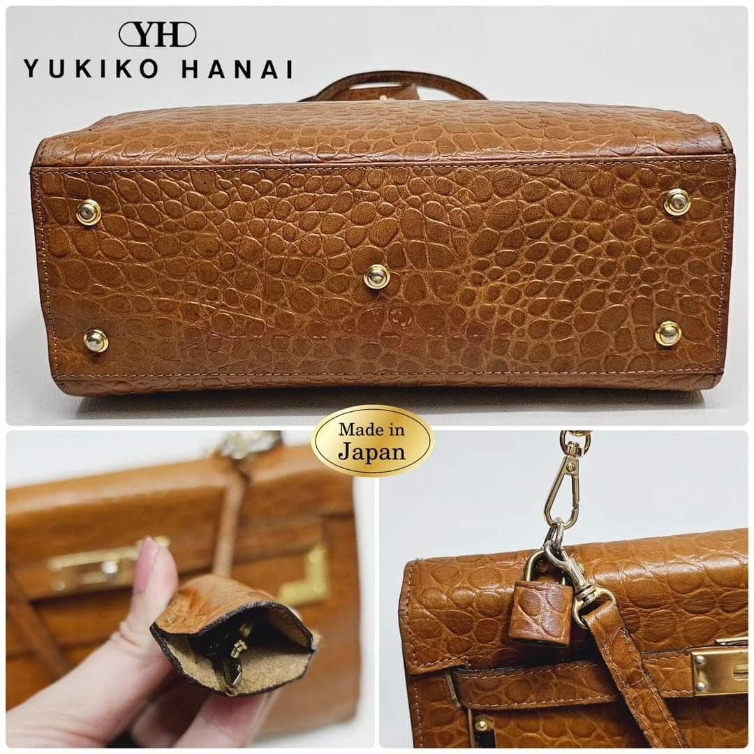 💯% Authentic YUKIKO HANAI®️2-Way Top Handle ala Birkin Style