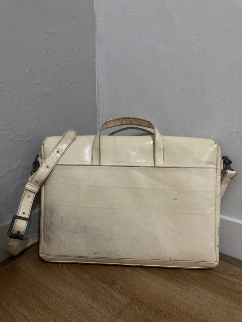 二手美品FREITAG REFERENCE 絕版系列R506 全素色經典時尚米白色