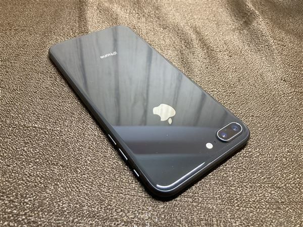 日版iPhone8 Plus [64GB] SIM 解鎖au 深空灰色, 手提電話, 手機