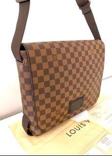 Louis Vuitton x Nigo Nil Messenger Damier Ebene Giant BrownLouis