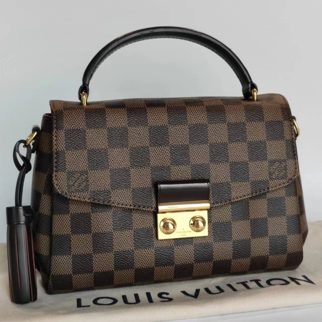 Like new! Lv croisette damier ebene, Luxury, Bags & Wallets on Carousell