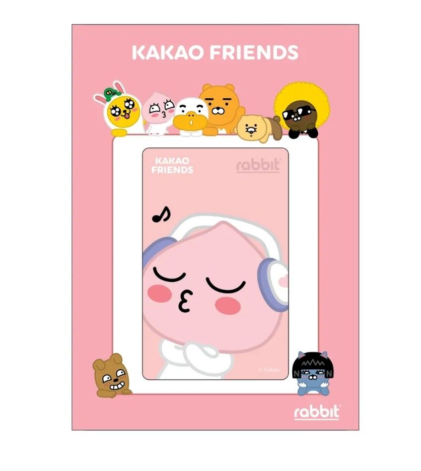 泰國 Rabbit Card Kakao Friends限量版系列~Ryan/Apeach/Choonsik/Friends, 興趣及遊戲 ...