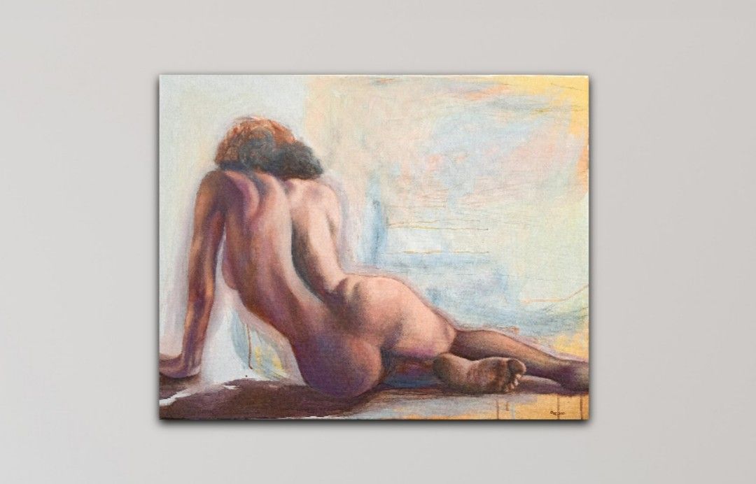nude panting (Category: Art & Prints) located in Iloilo. Submitted by bernacerangela (Listing ID 1240639528, Image 1). Description: Title: the woman (nude series) Size: 24x30 inches Medium: acrylic on canvas 2023 -ready to hang -my original painting -canvas stretched on wood framed -include certificate of authenticity (COA) -varnished -accept shipping (LBC) I also do painting commission, message me if you're interested. #painting #art #sale.