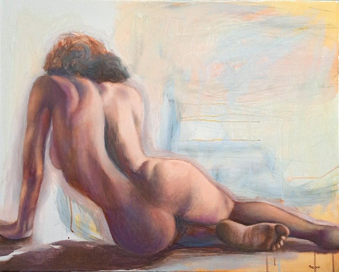 nude panting (Category: Art & Prints) located in Iloilo. Submitted by bernacerangela (Listing ID 1240639528, Image 2). Description: Title: the woman (nude series) Size: 24x30 inches Medium: acrylic on canvas 2023 -ready to hang -my original painting -canvas stretched on wood framed -include certificate of authenticity (COA) -varnished -accept shipping (LBC) I also do painting commission, message me if you're interested. #painting #art #sale.