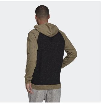 adidas Lifestyle Essentials M lange Small Logo Hoodie Men Black