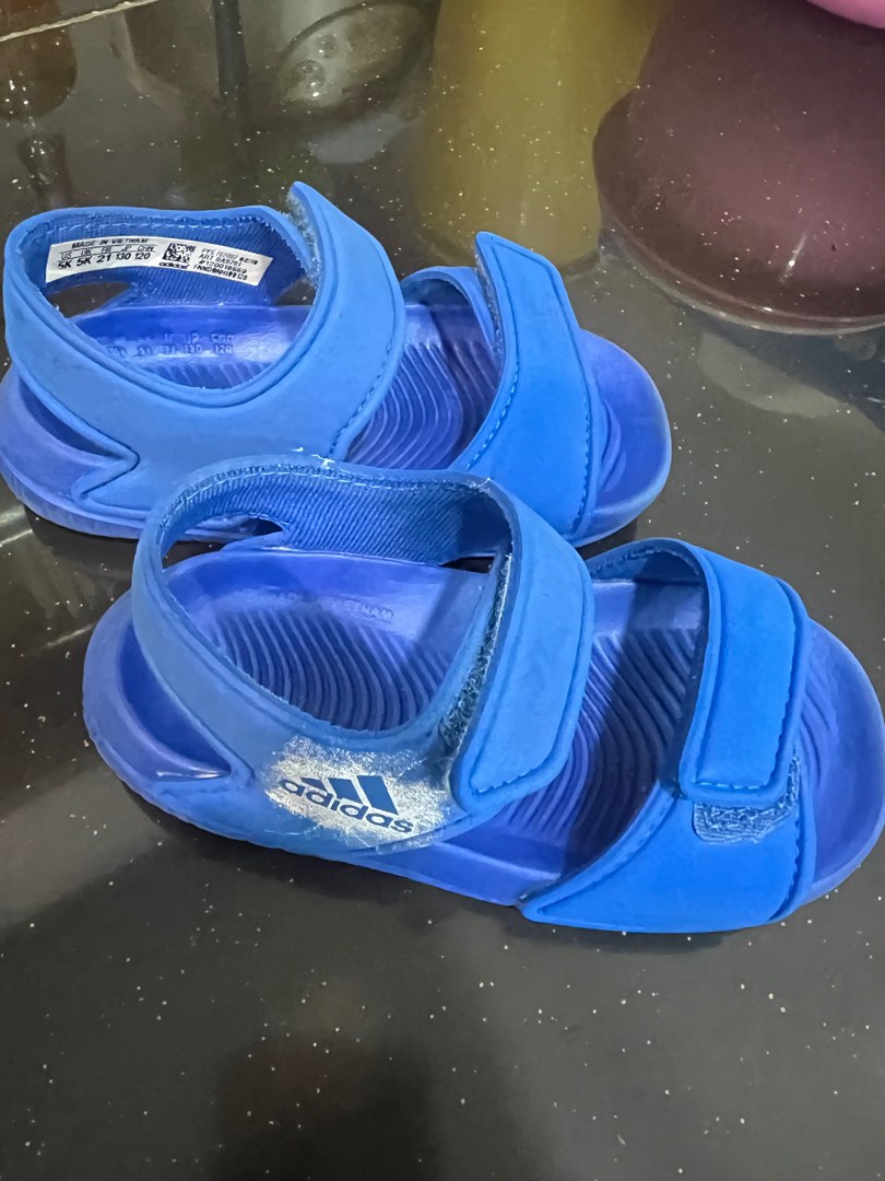 Adidas sandals, Babies & Kids, Babies & Kids Fashion on Carousell