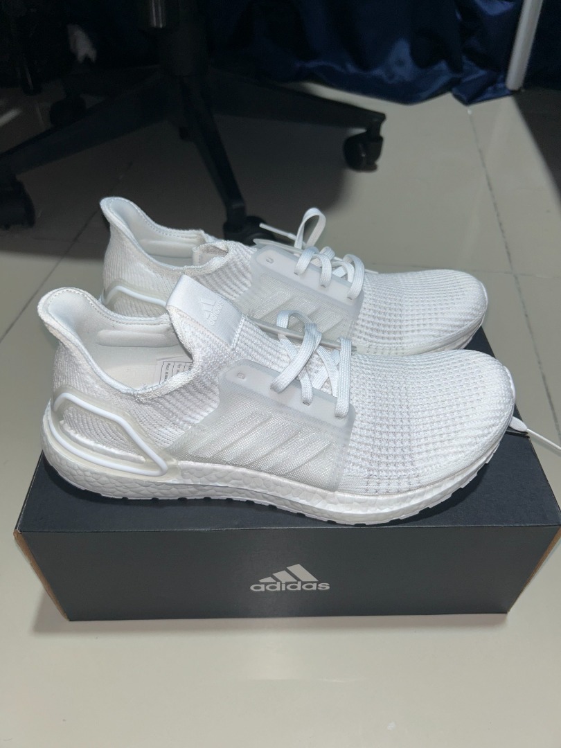 Adidas ultra boost 19 triple white hot sale