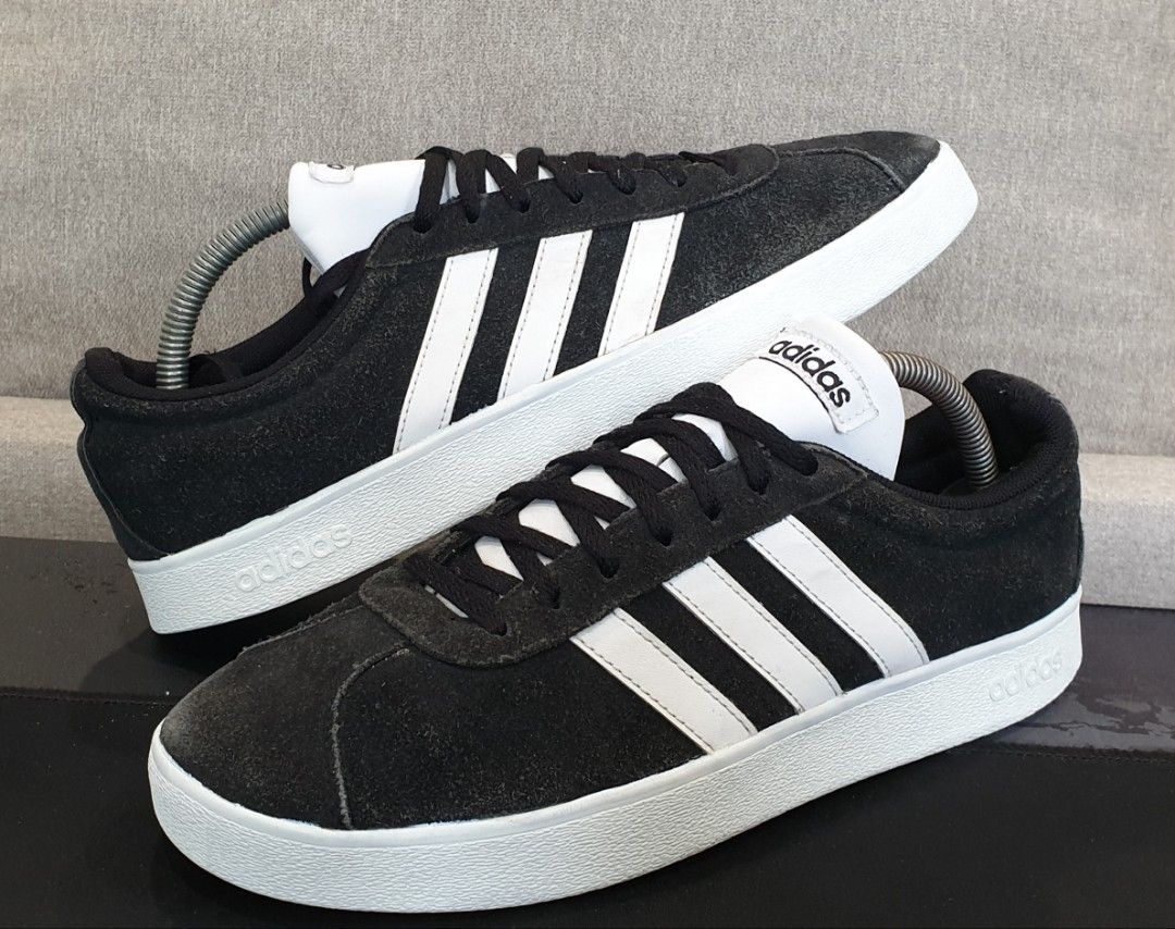Adidas vl outlet court suede black
