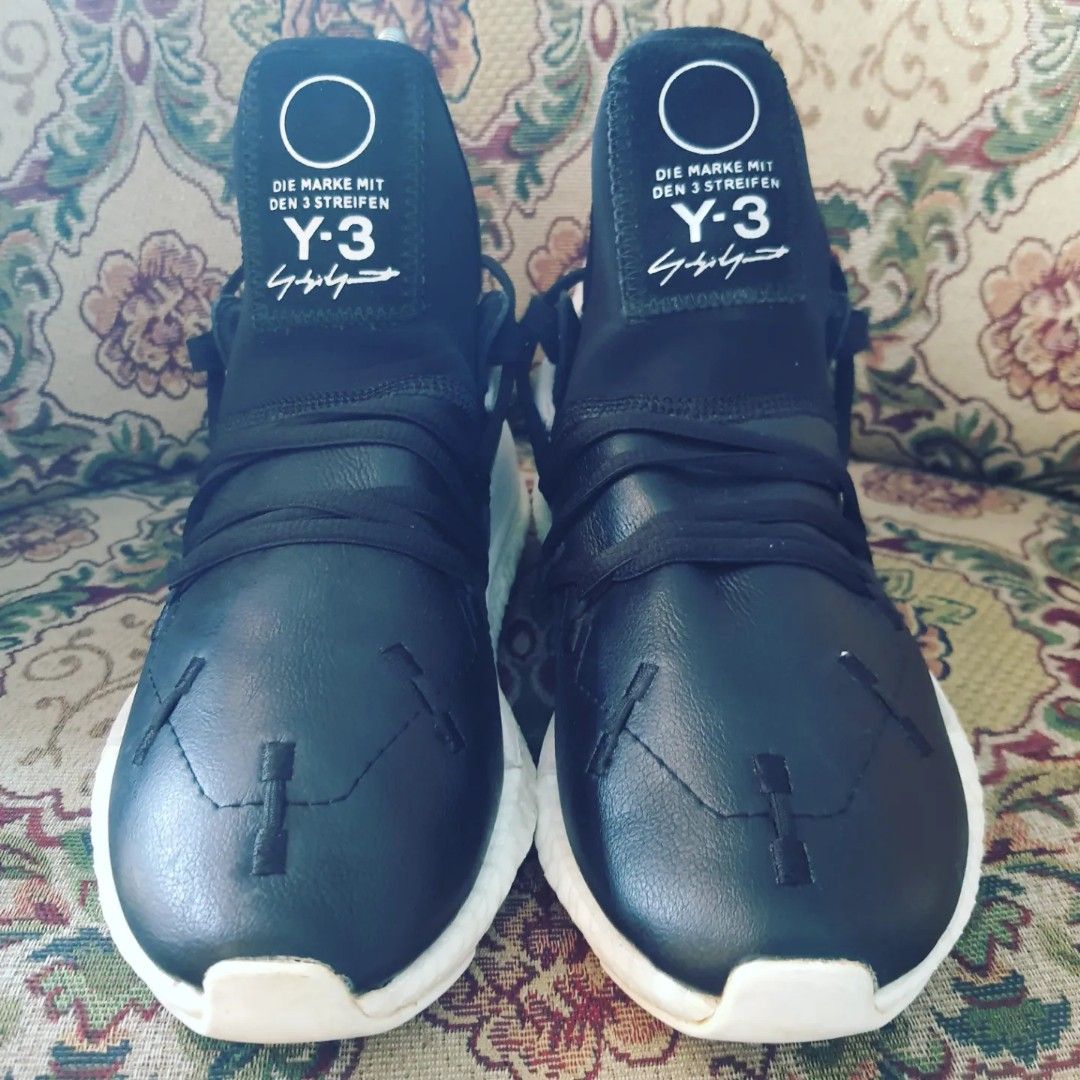 Adidas Y3 KUSARI Core Black Size 40 insole 250 China, Fesyen Pria, Sepatu ,  Sneakers di Carousell