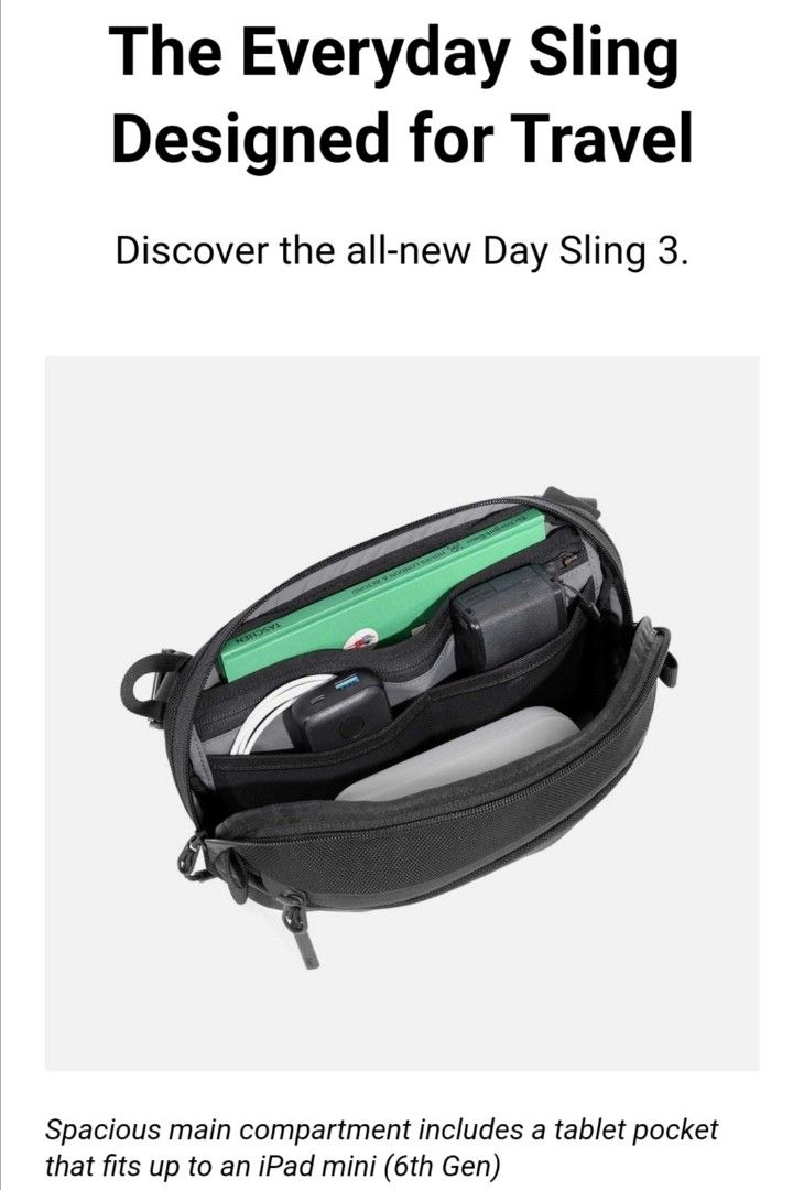 Aer day sling 3 Men s Fashion Bags Sling Bags on Carousell