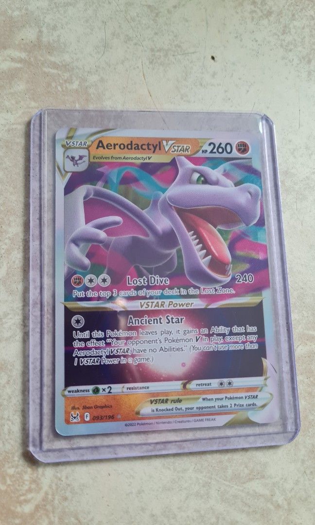aerodactyl vstar pokemon card value Aerodactyl VSTAR (Secret) main image 0