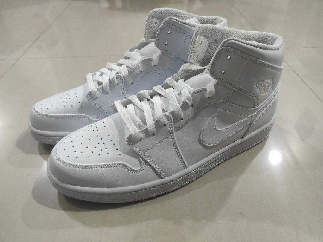 Air jordan 1 mid triple grey online