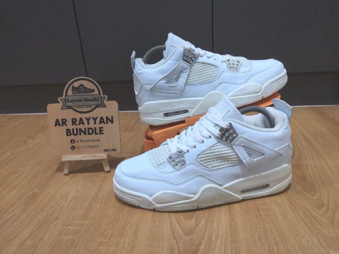 Air jordan new arrivals 4 triple white
