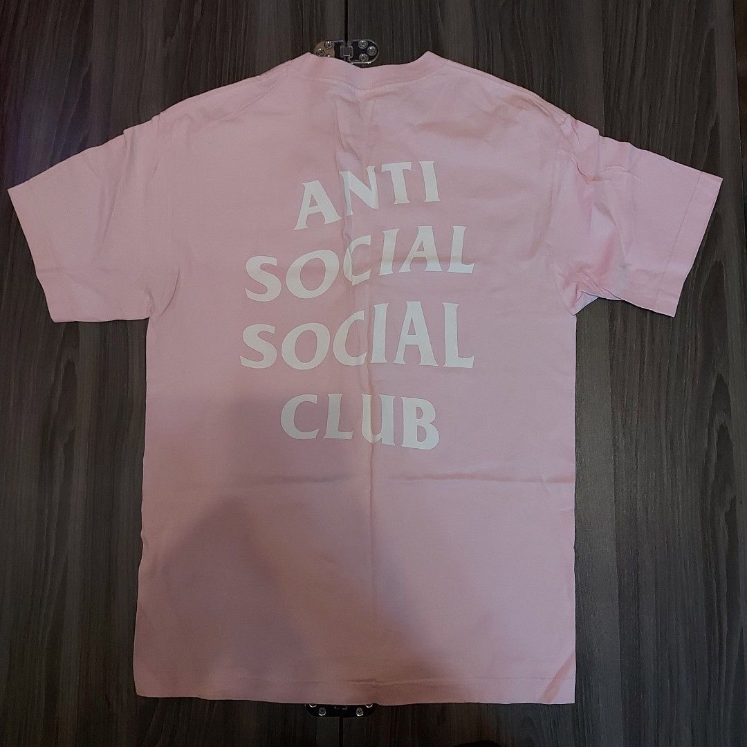 Anti Social Social Club Neighborhood tee x2 Size M, 男裝, 上身及