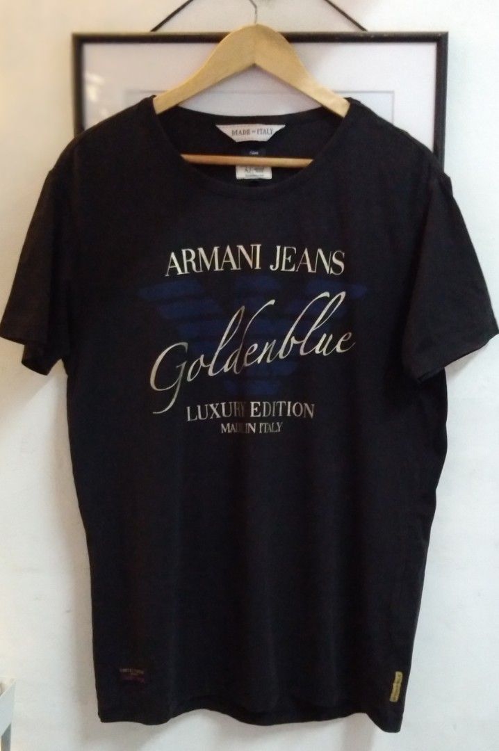 Armani jeans golden blue luxury edition on sale