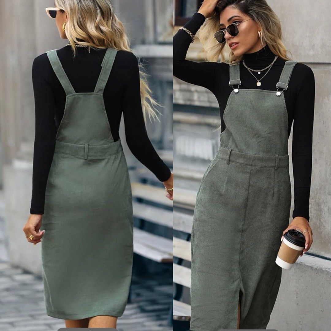 Army green jumper Women s Fashion Dresses Sets Rompers on