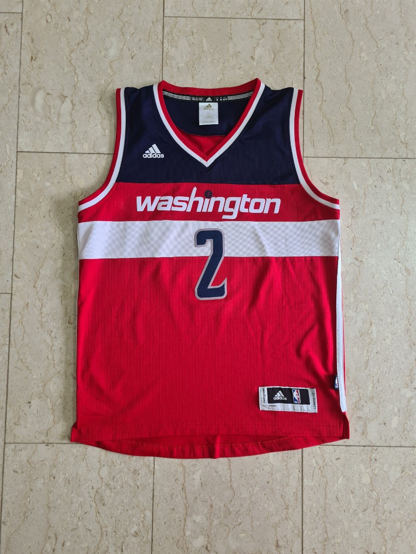 Authentic Rare Vintage Adidas NBA Washington Wizards John Wall