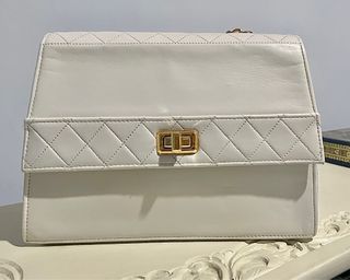 Authentic All White Chanel Trapezoid #1