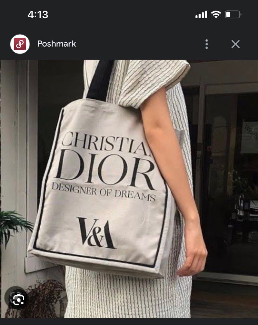 Christian Dior V&A Tote Bag, Luxury, Bags & Wallets on Carousell