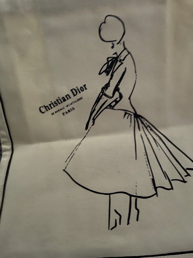 Authentic Christian Dior V A Canvas tote bag Luxury Bags