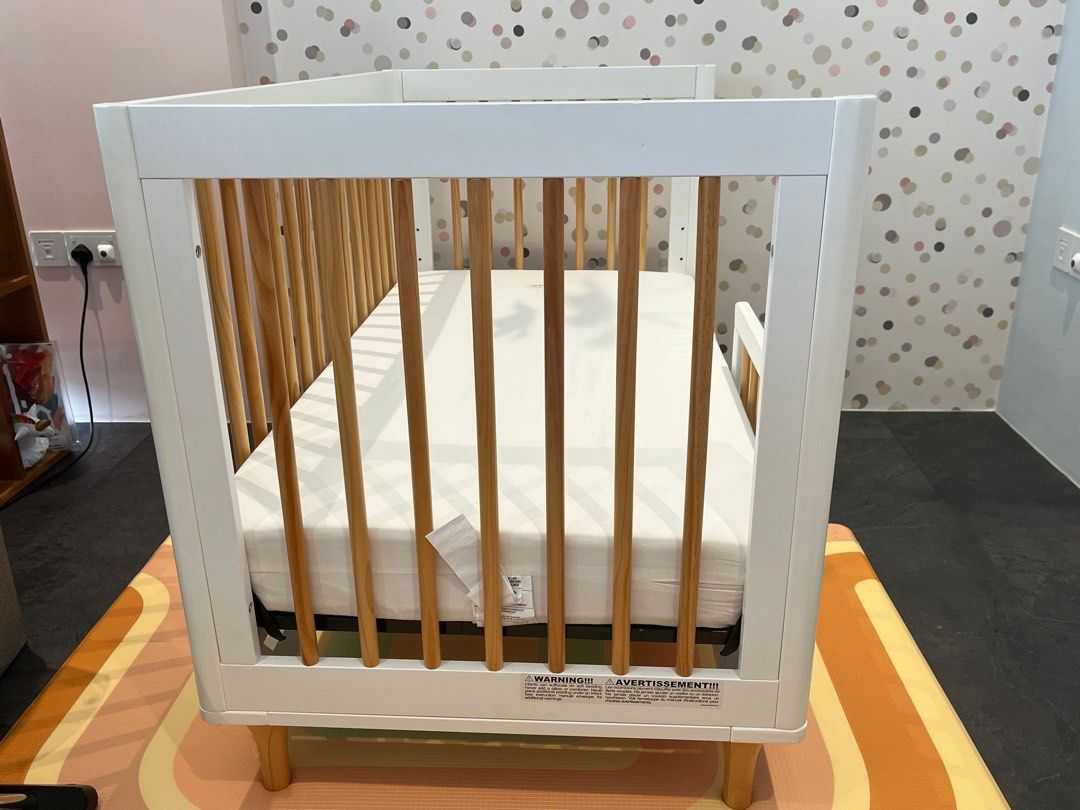 Babyletto 3in1 convertible crib with toddler bed conversion kit