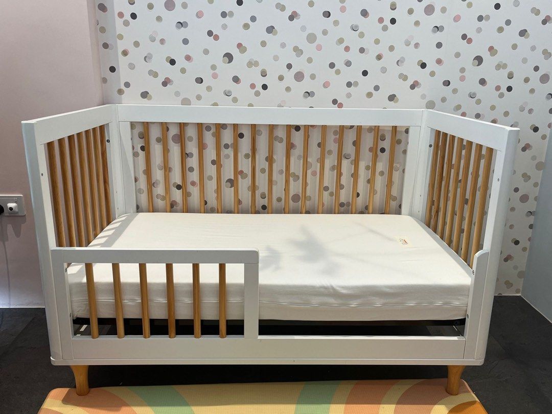Babyletto 3in1 convertible crib with toddler bed conversion kit