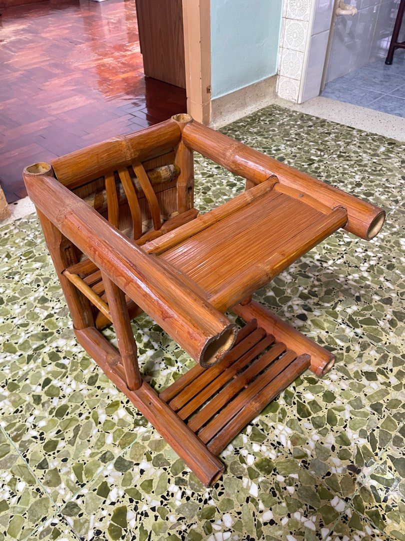 Bamboo baby chair, Furniture & Home Living, Furniture, Chairs on Carousell