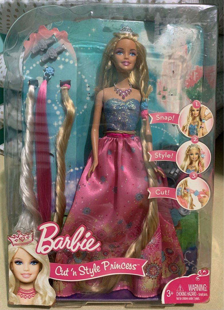 Barbie cut n style princess discount