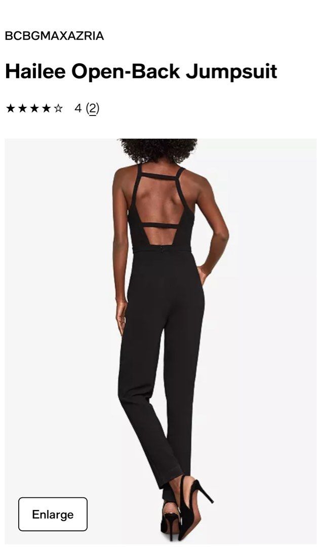 Black cheap bcbg jumpsuit