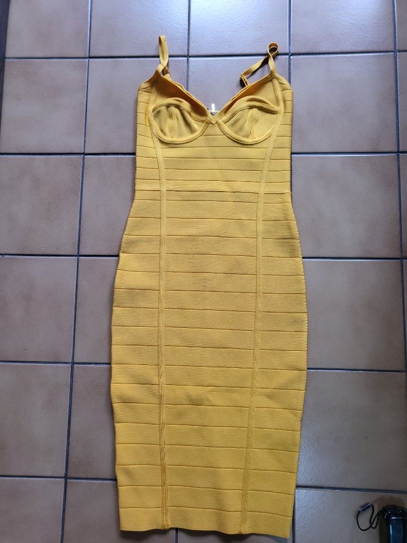 Bebe bustier bandage dress clearance