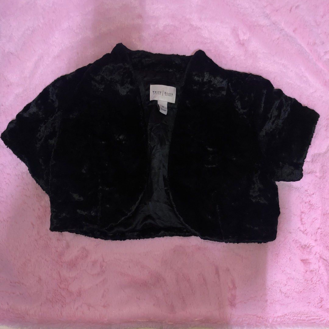 URBAN REPUBLIC Girls' Faux Fur Bolero Jacket | Cropped Cardigan Cover-Up For Dresses, Special Occasions - View #3