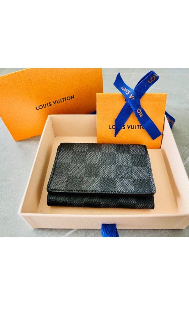 Shop Louis Vuitton DAMIER GRAPHITE Enveloppe Carte De Visite (N63338) by  Lot*Lot