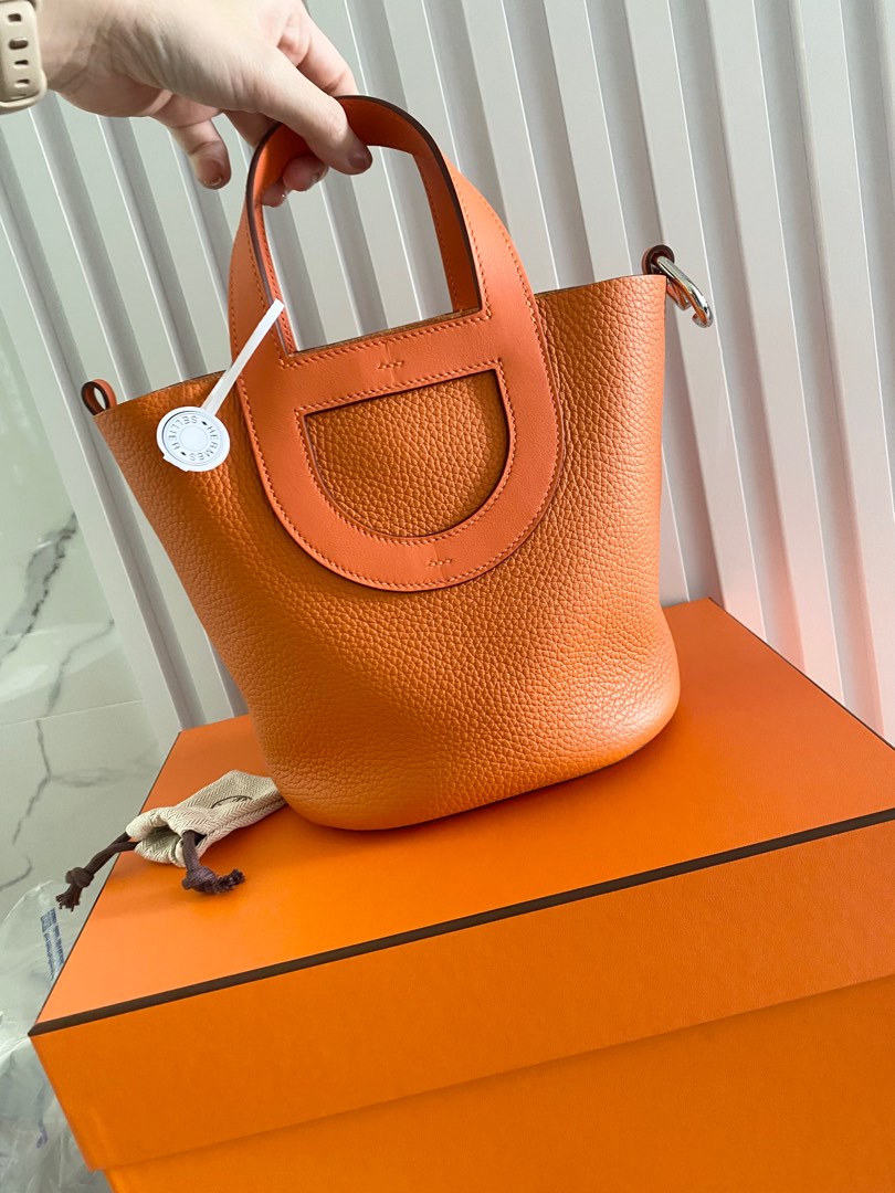 Hermes in the loop 18 etoupe, Luxury, Bags & Wallets on Carousell