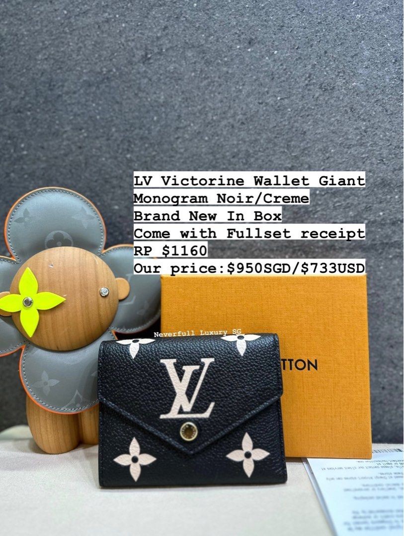 Victorine Wallet Monogram Empreinte - Personalisation