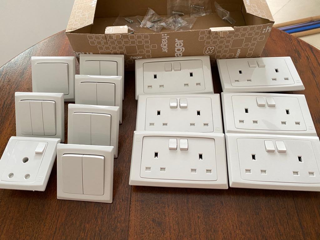 Brand New Light Switches and Sockets, TV & Home Appliances, Electrical