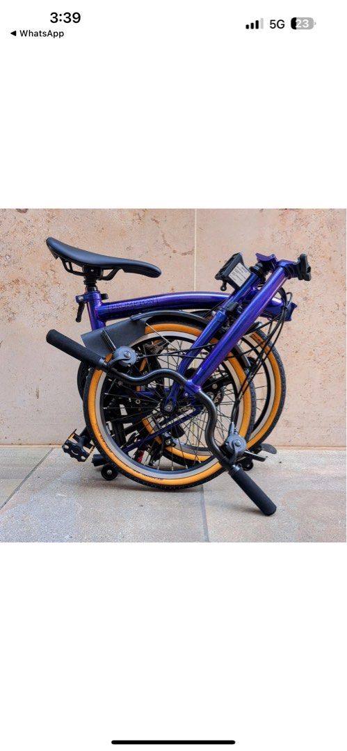 Brompton m6l purple best sale metallic